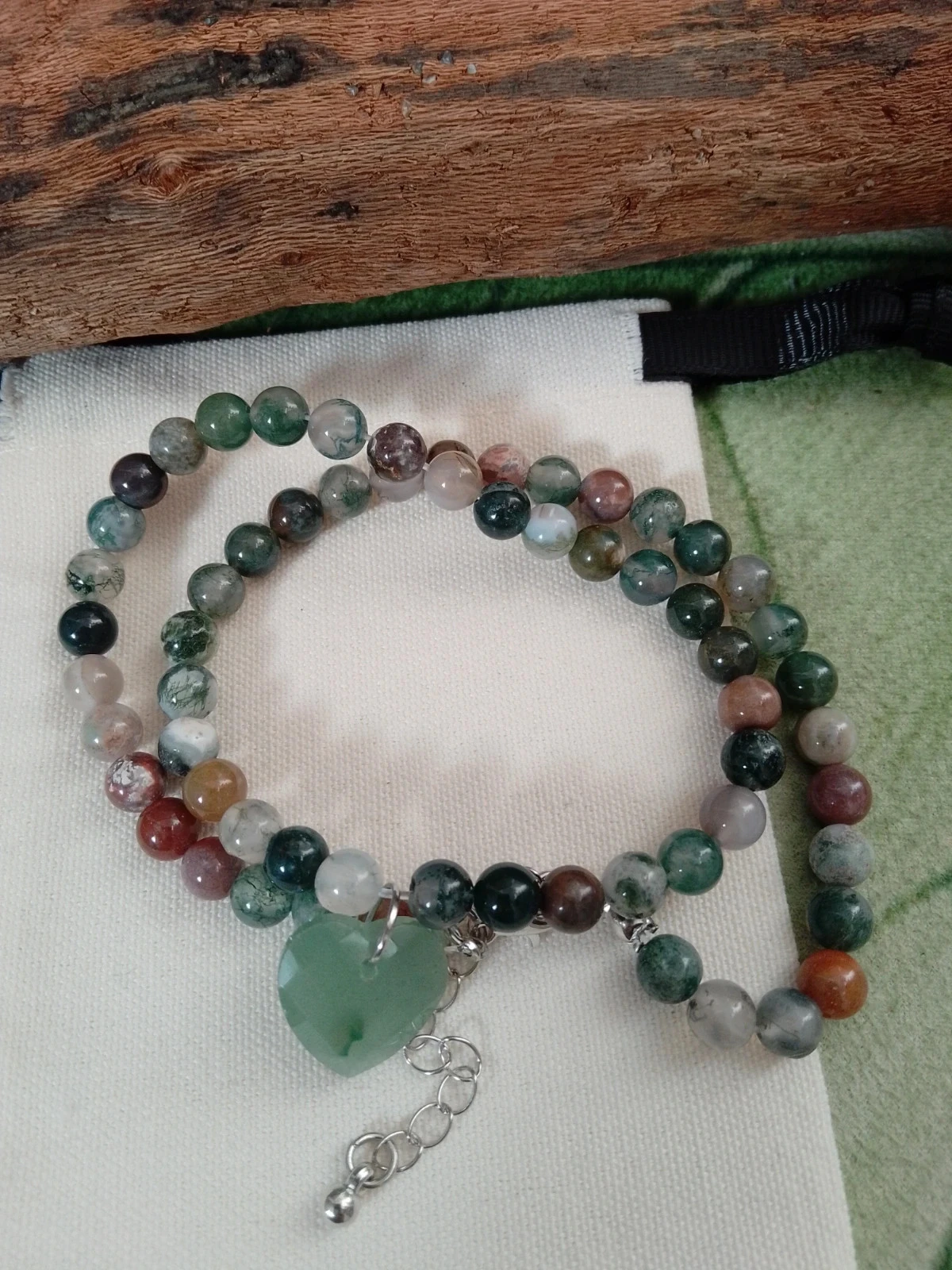 Collier bohème pierres naturelles – photo 2